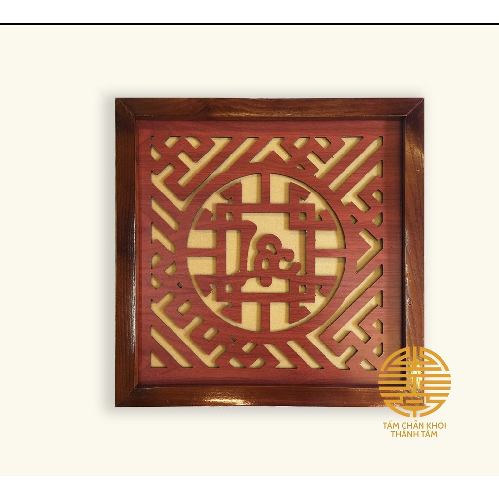 Tấm chống ám khói bàn thờ 41cm x 41cm [ Chữ Lộc ]