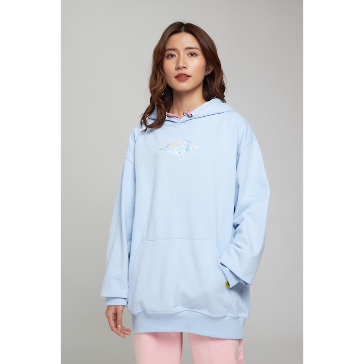 Áo Hoodie BOO Nỉ Có Mũ Unisex Dáng Rộng In Graphic Hologram BOOLAAB