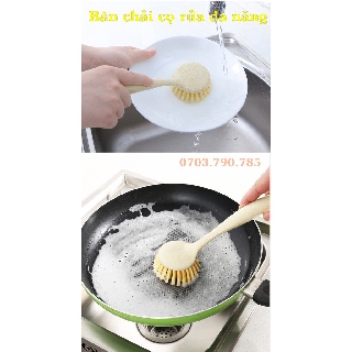 Bàn chải nhựa lúa mạch cọ rửa đa năng