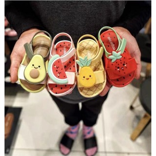 dép sandal melissa hoa quả