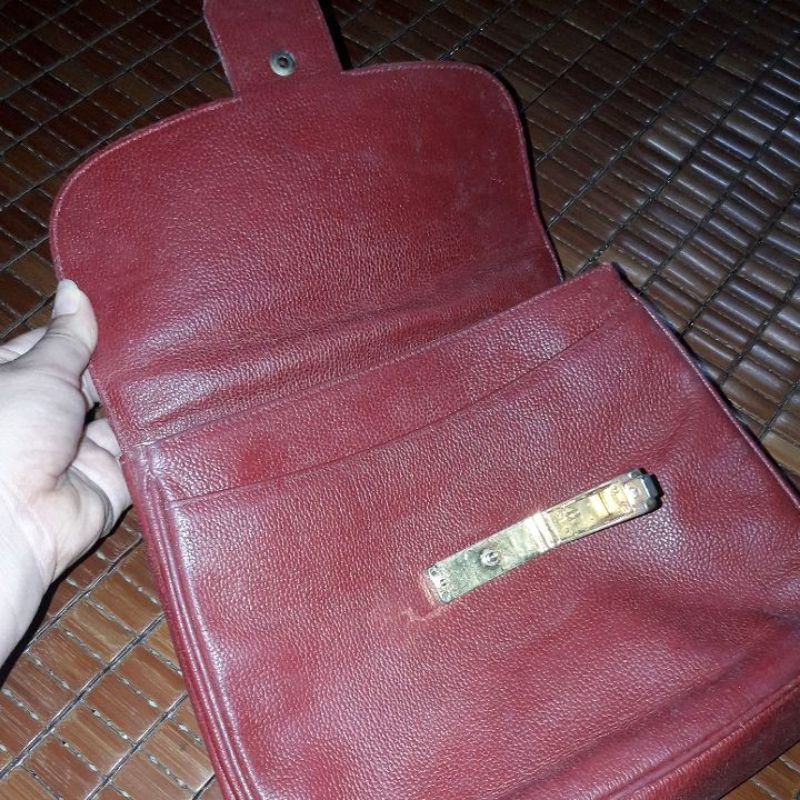 Túi da thật hiệu si Nhật