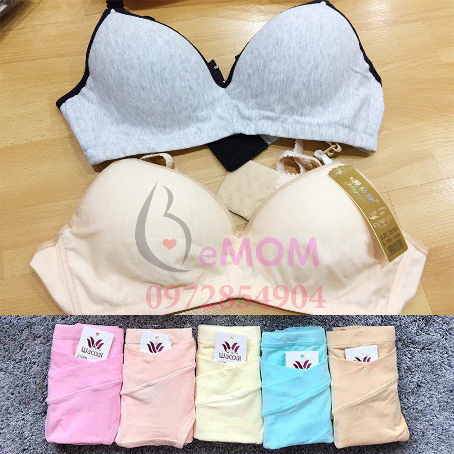 Combo 2 áo lót cao cấp và 5 quần lót bầu cotton