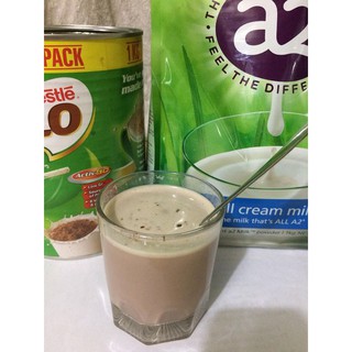 Combo 1 hộp sữa Milo 1kg và 1 túi sữa A2 1kg