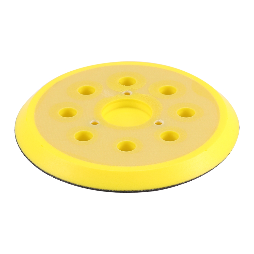 5“ 8 holes Sanding Backing Plate for Woodworking Sand Disc Pad fits Air Sander Angle Grinder Grinding Power Tools Access