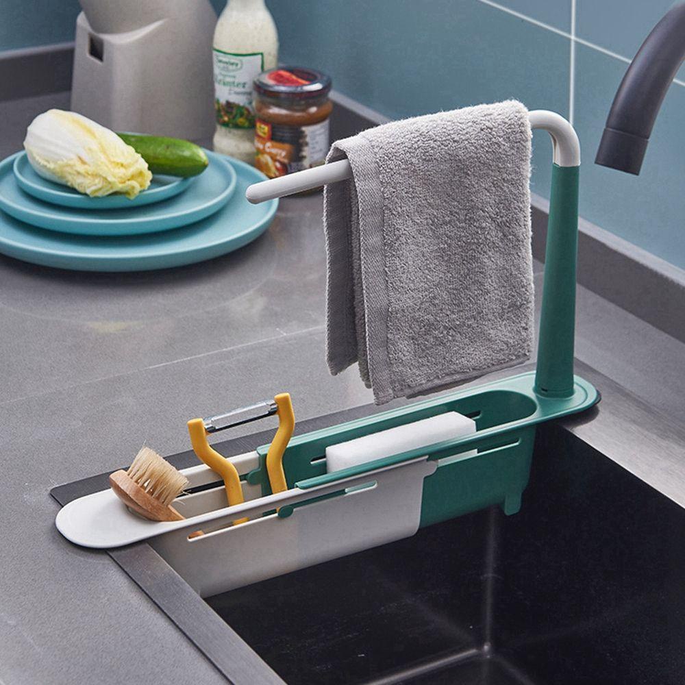 Rổ Đựng Mút Rửa Chén Ráo Nước Có Thể Điều Chỉnh