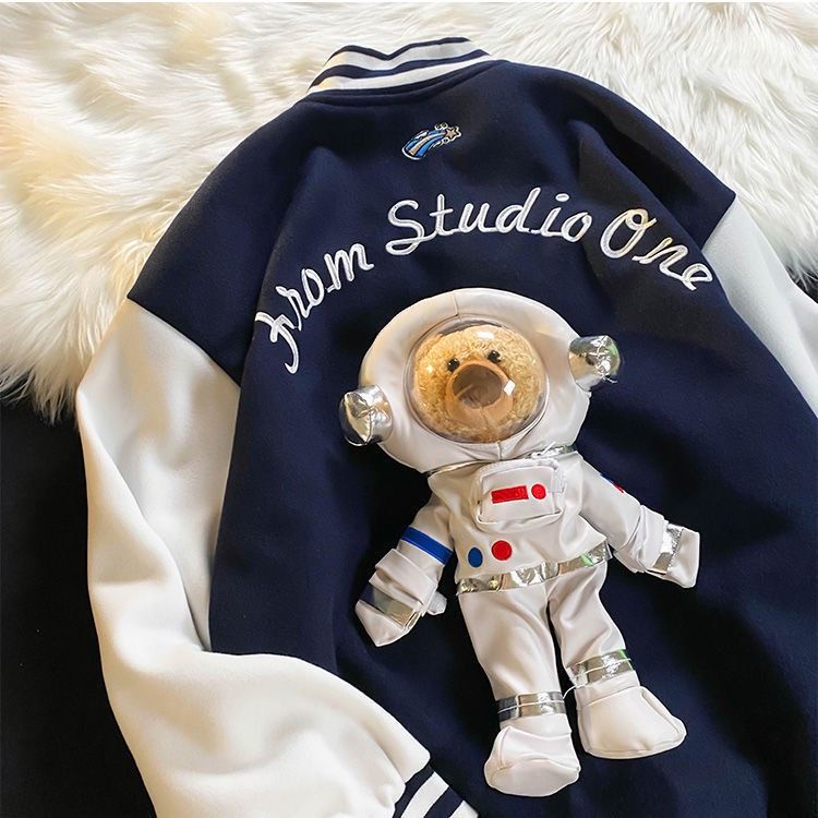 Áo bomber gấu phi hành gia