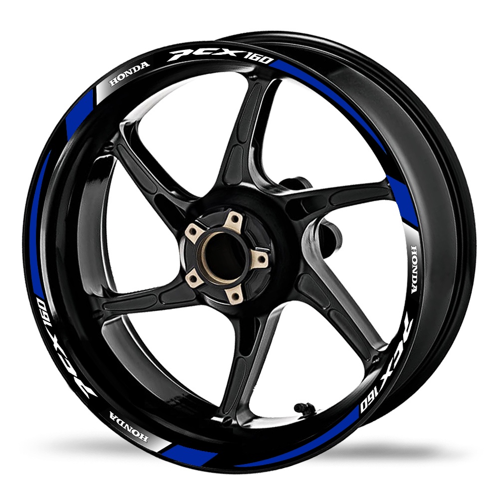 Miếng Dán Phản Quang Trang Trí Vành Bánh Xe Scooter HONDA PCX 160 Pcx160 2021 2022