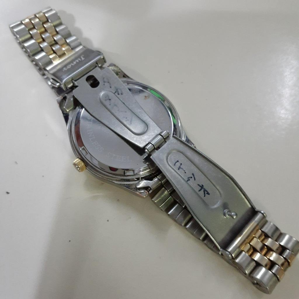 Đồng hồ nam tay nhỏ tay vừa Junos demi vàng second hand si Nhật