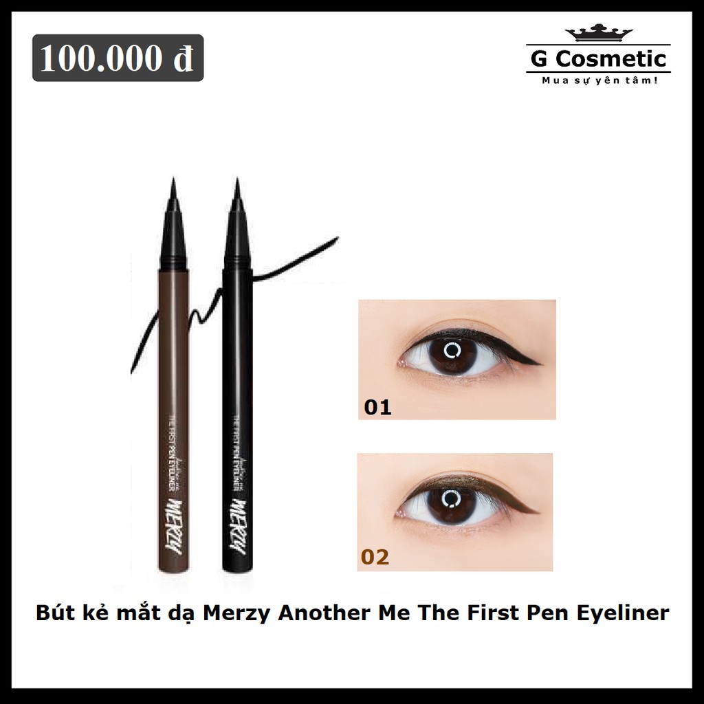 Bút kẻ mắt dạ Merzy Another Me The First Pen Eyeliner