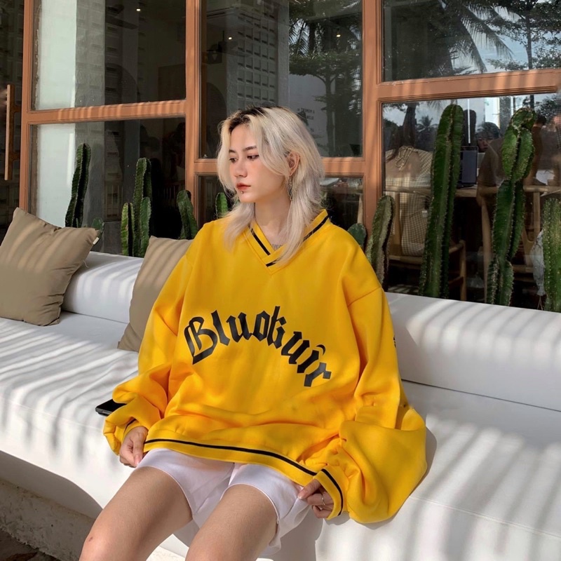 THANH LÍ 200 ÁO SWEATER NỈ BLACK AIR VÀNG