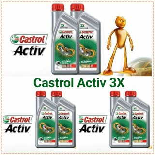 Nhớt Castrol Activ 4T " CHÍNH HÃNG" bảo vệ liên tục 3 giai đoạn