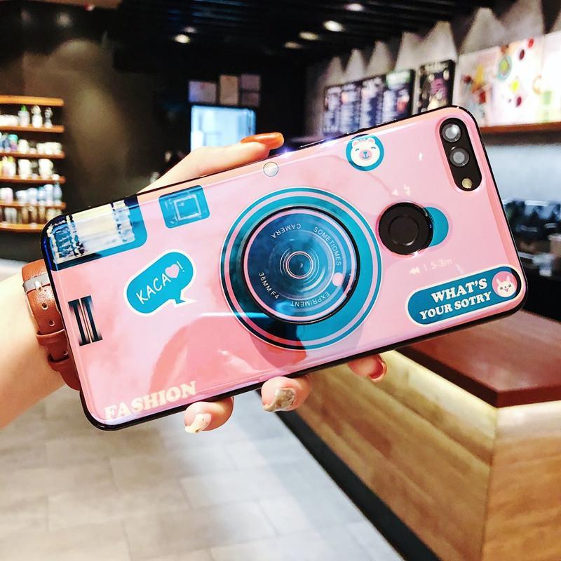 Ốp điện thoại silicon có đế đỡ thiết kế hình camera cho Oppo A95 A16 A74 A93 A94 A54 4G 5G A53 2020 A15S A15 A12 A5S Reno 6z 6 5 5G 4 Pro 4g Reno4 Pro Realme C11 C15