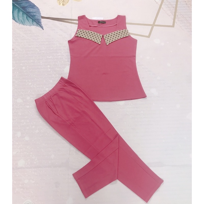 Đồ bộ nữ ❤️ CAO CẤP❤️ quần 9 tấc vải cotton mịn QC đẹp, sang, chảnh hợp thời trang