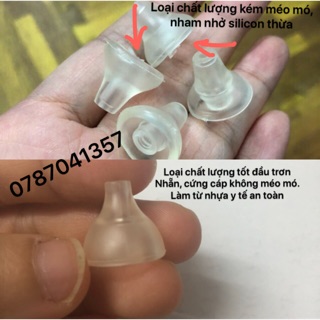 Núm vệ sinh mũi TANA set 5 núm silicon lắp đầu xi lanh