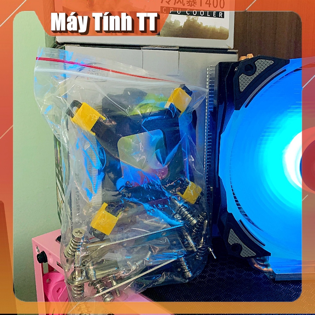 Tản Nhiệt CPU T400 Led RGB- Hỗ Trợ SK AMD và Intel 2011 - Máy Tính TT