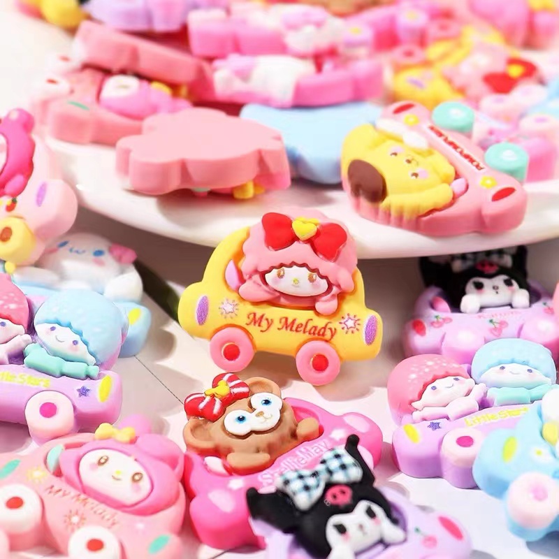1 Vật Liệu Resin Tự Làm Trang Sức Thủ Công Hình Sanrio Hoạt Hình DIY