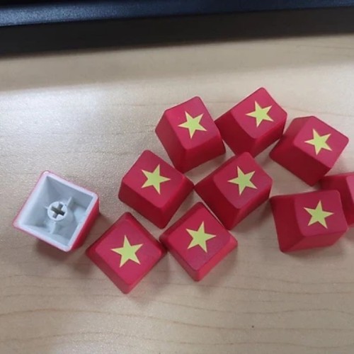 Phím bấm ( Keycap ) cờ đỏ sao vàng E-dra dành cho bàn phím cơ - Chính hãng E-dra