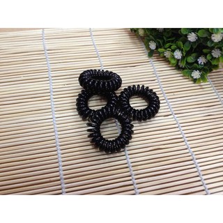 3 dây buộc tóc lò xo đen