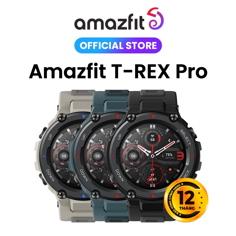 Đồng Hồ Thông Minh Amazfit T-Rex Pro - Bảo hành 12 tháng