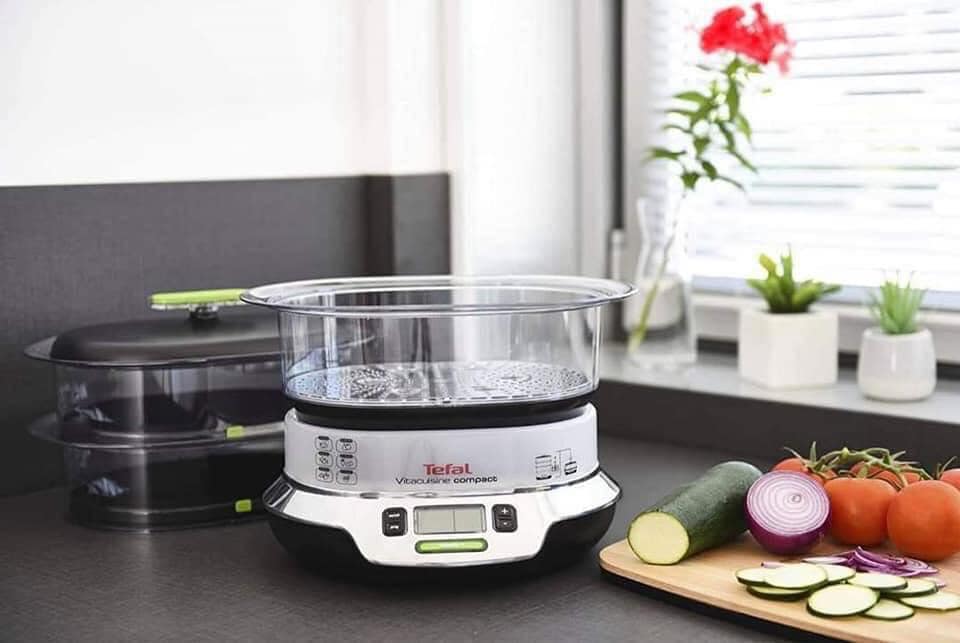 (Hàng Đức) NỒI HẤP TEFAL VS4003, 3 tầng hấp