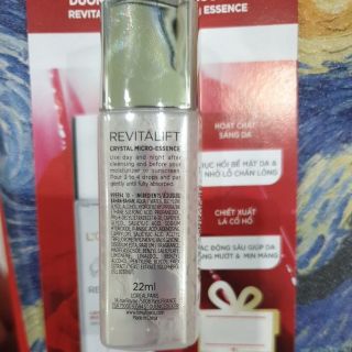 Dưỡng Chất Căng Mướt Da L'oreal Revitalift Crystal Micro Essence 22ml