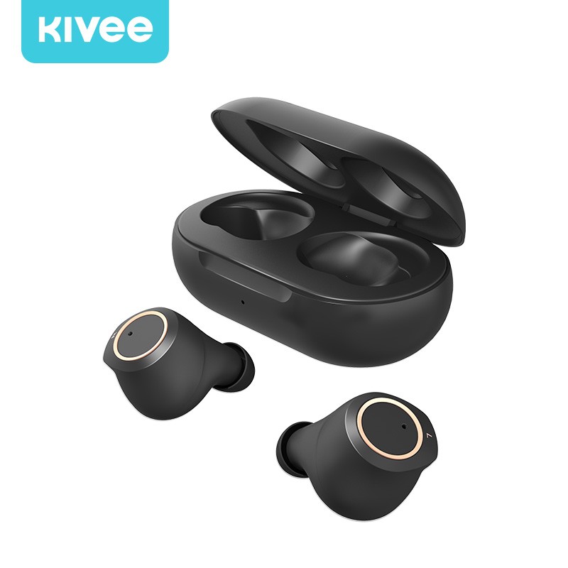 [ Chính Hãng Kivee ] tai nghe không dây TW28 trọng lượng siêu nhẹ 4 gram , âm thanh stereo