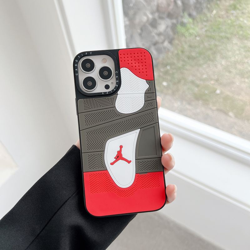 Ốp Điện Thoại silicon Hình Giày jordan 3d Chống Rơi Cho iphone 15 pro max 14 plus 13 mini 12 promax 11 xr x xs max 7g 7 plus