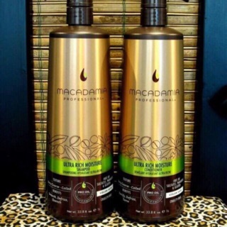 BỘ DẦU GỘI/XẢ MACADAMIA SIÊU MƯỢT TÓC 1000ML