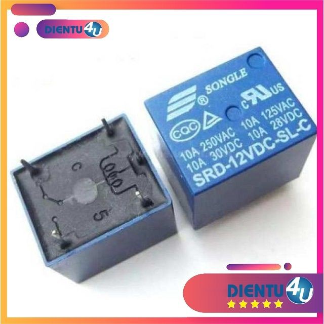 Relay SRD-XVDC-SL-C 5V 12V 24V 10A 5 Chân Songle