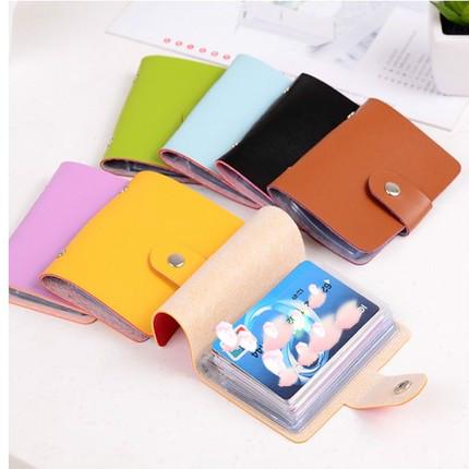Ví da PU đựng hộ chiếu, thẻ 24 ngăn