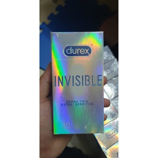 Bao cao su Durex Invisible Extra Thin Extra Sensitive 10 bao / Hộp