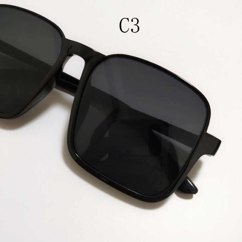 Kính Mát Gọng Vuông Lớn Chống Nắng Phong Cách Retro Thời Trang Cho Nam Nữ