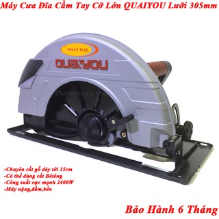 Máy cưa gỗ cầm tay cỡ lớn quaiyou qy5305 công suất 2400w-tặng kèm lưỡi cưa d305