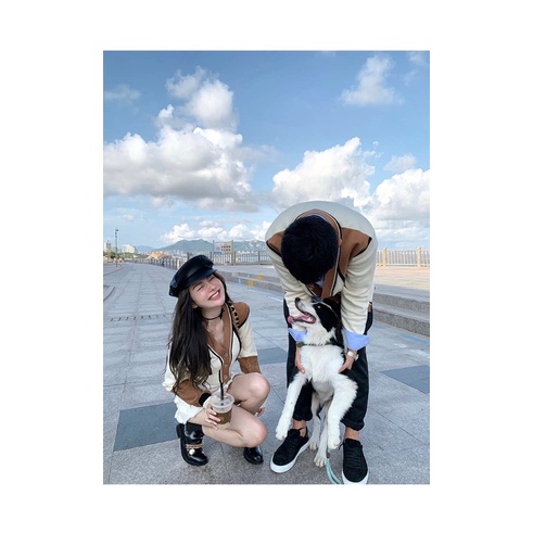 ÁO LEN CDG PHỐI MÀU COUPLE