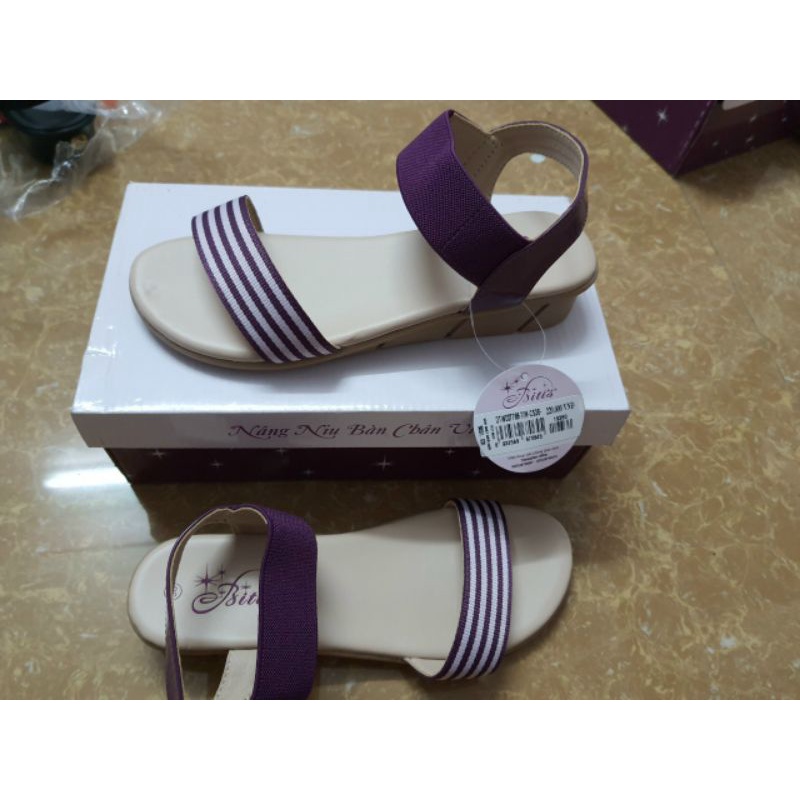 Sandal Bitas SYN62 chính hãng đen cam (size 36-39)