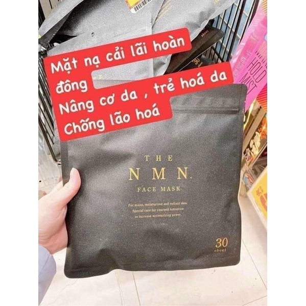 Túi 30 miếng mặt nạ tế bào gốc NMN Face Mask cao cấp nội địa Nhật Bản