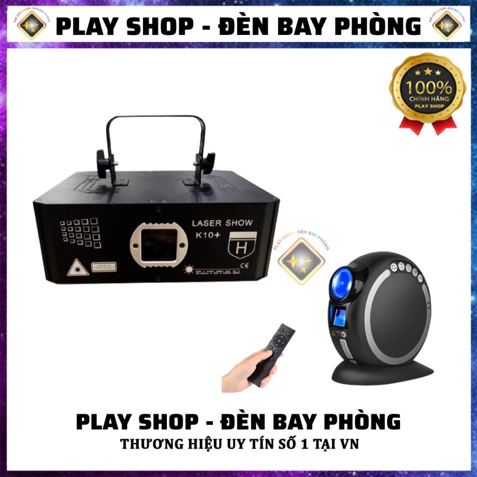 Đèn Laser K10+ Plus Chiếu 3D Với Hơn 1300 Hiệu Ứng Chiếu Tia Chiếu Hình Dùng Cho Phòng Bay, Karaoke, Bar...