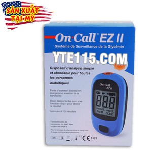 MÁY ĐO ĐƯỜNG HUYẾT ON CALL EZ II