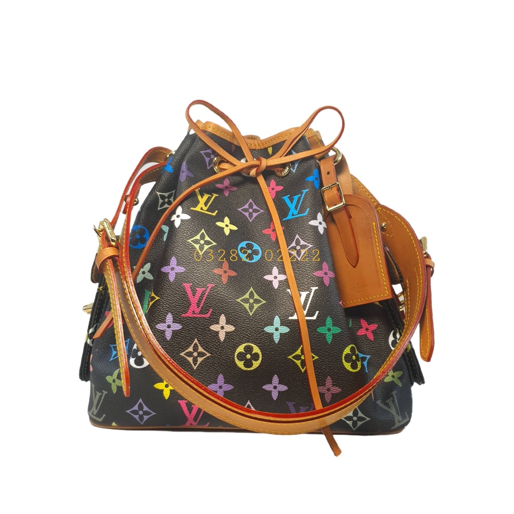 III.Túi xách Bucket LV đen 7 màu si Nhật xịn sò