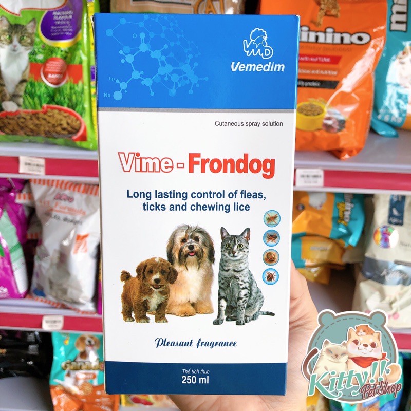 Vime-Frondog diệt ve rận ở chó mèo và môi trường xung quanh - Kitty Pet Shop