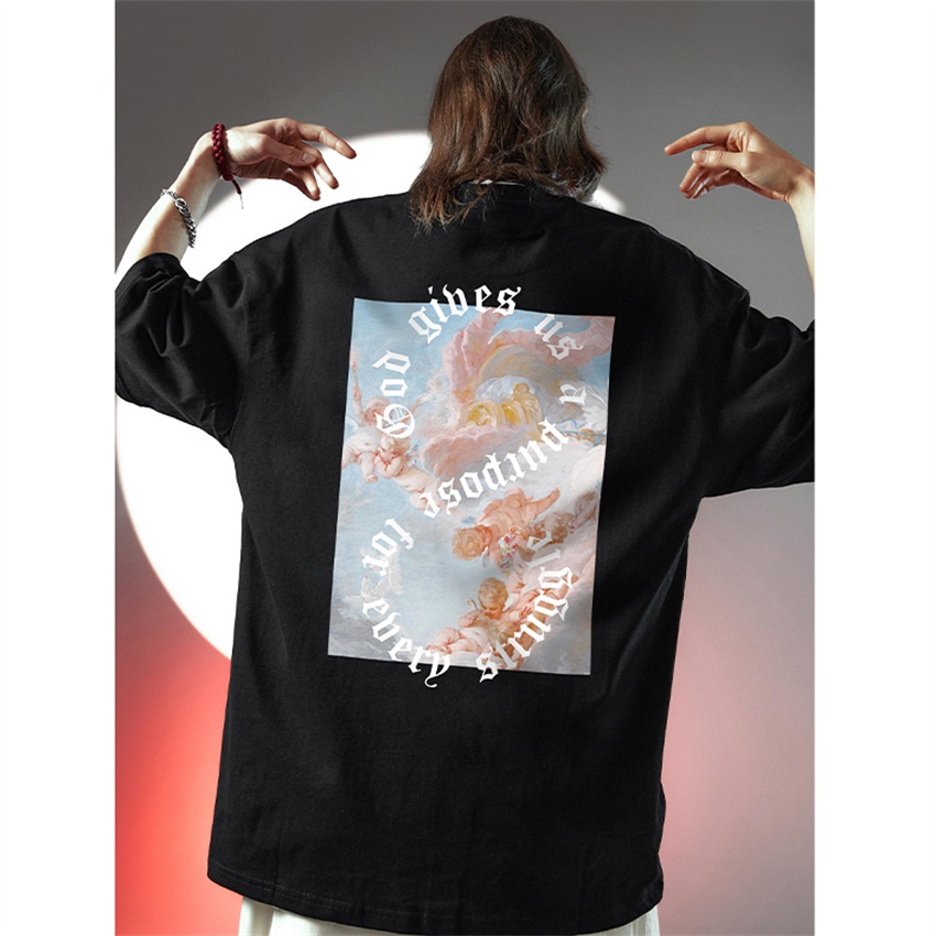 NRVP Áo Thun Cổ Tròn Oversize Thời Trang Hàn Quốc 2022 Cho Nữ