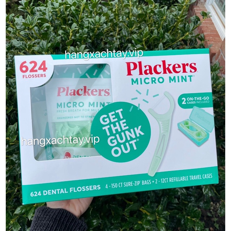 TĂM CHỈ NHA KHOA PLACKERS MICRO MINT - HÀNG MỸ