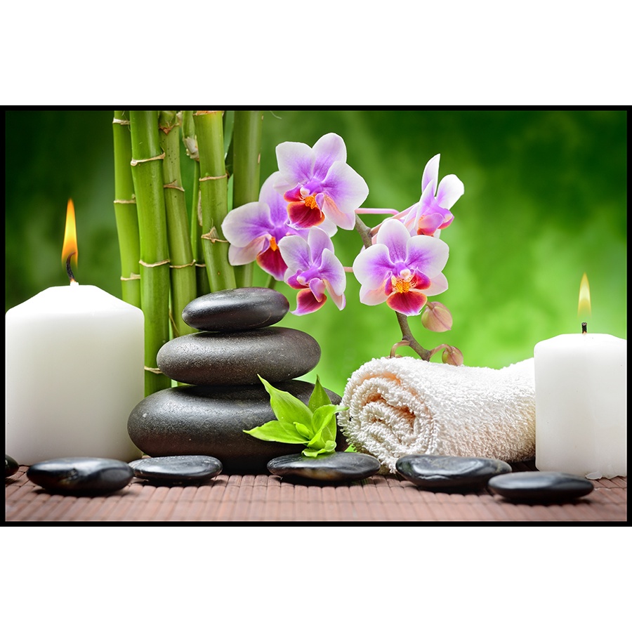 Tranh dán tường dán kiếng trang trí spa, beauty salon, tiệm nail, tiệm tóc nhiều mẫu và kích thước lựa chọn