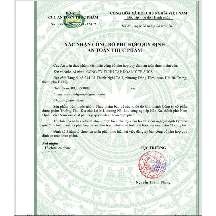 - Viên Uống Bổ Mắt ILux