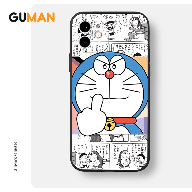 Ốp lưng GUMAN mềm chống bẩn ngộ nghĩnh dễ thương đẹp cho iPhone 14 13 12 11 Pro Max SE 2020 X XR XS 8 7 6S 6 Plus kute XYB407