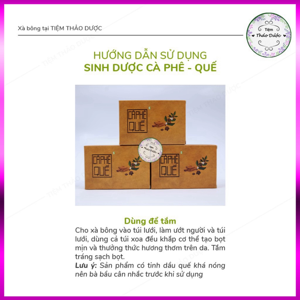 Xà Phòng Xà bông Cafe Quế Organic Sạch Mát Da Sát KhuẩnTẩy Da ChếtDưỡng Ẩm Da Dạng Sáp 100gr Chính Hãng- bb.case99