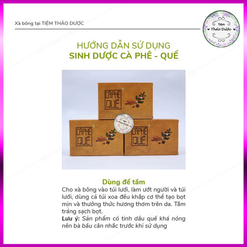 Xà Phòng Xà bông Cafe Quế Organic Sạch Mát Da Sát KhuẩnTẩy Da ChếtDưỡng Ẩm Da Dạng Sáp 100gr Chính Hãng- bb.case99