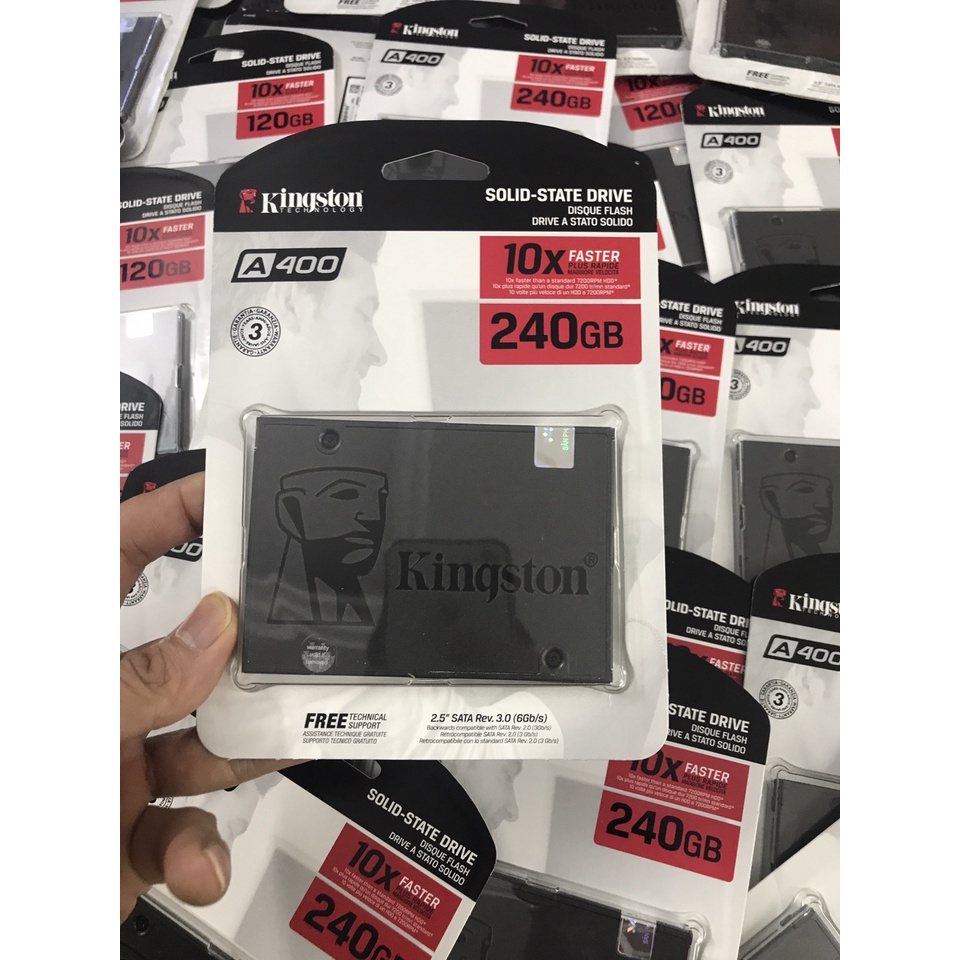 SSD Kingston 240GB 2.5 inch A400 SATA3 6Gb/s Chính Hãng - Bảo hành 36 tháng