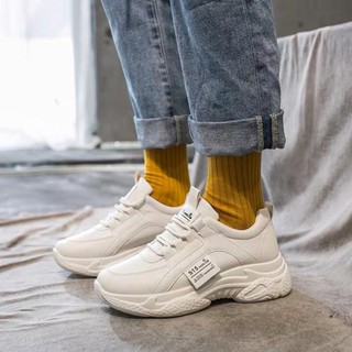 Giày Thể Thao Sneaker Nữ Trắng Cá Tính Full Box