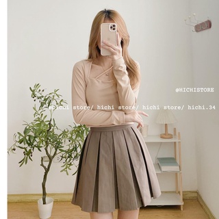Chân váy xếp ly xoè